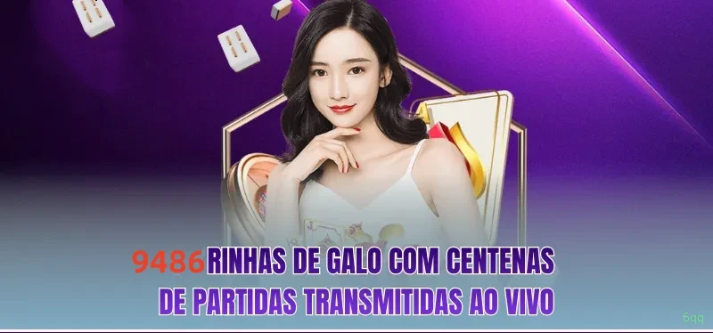 Imagem promocional do cassino online da 6qq mostrando jogos ao vivo